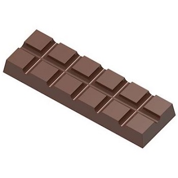 Chocolate World 52g Break Apart Bar Polycarbonate Chocolate Mould